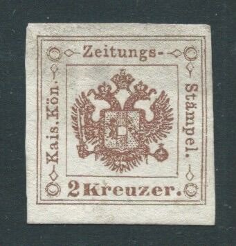Italiaanse oude staten - Lombardije Venetië 1863 - Postage due for newspapers 2 k. vermilion - Sassone N. 3