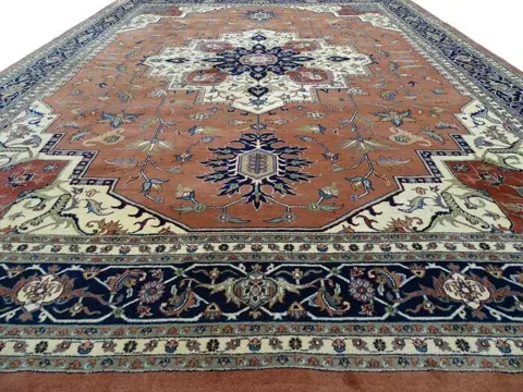 Heriz - No-Reserve - Cleaned Carpet - 375 cm - 276 cm