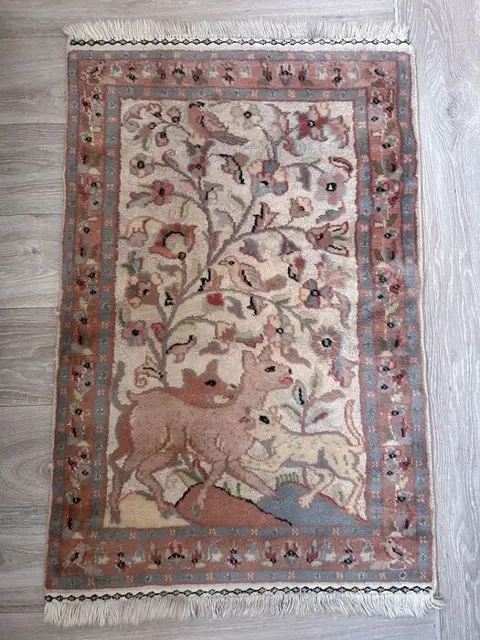 Pakistan, Hyderabad, tree of Life, Laine &amp; Soie -