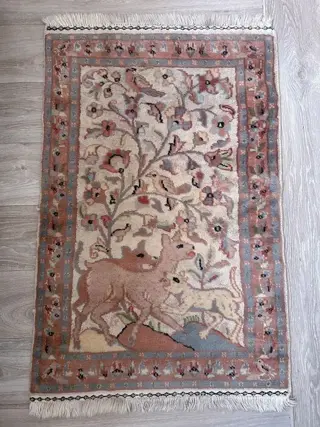 Pakistan, Hyderabad, tree of Life, Laine &amp; Soie -