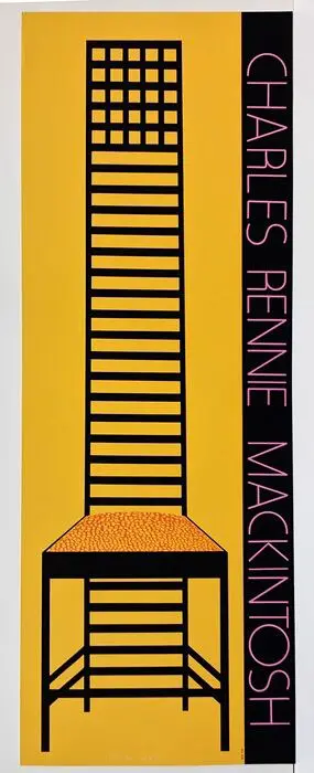 Acte III - Charles Rennie Mackintosh - cm.90x33 - Jaren 1990