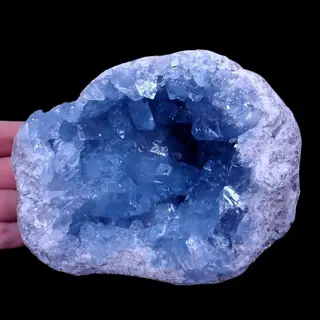 Mooie natuurlijke celestiet Geode - 165×138×98 mm - 2241.81