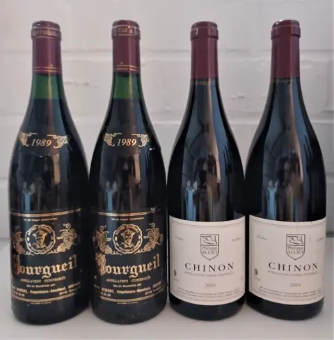 2009 x 2 Chinon Philippe Alliet &amp; 1989 x 2 Bourgueil