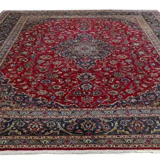 Oversized Keshan - Cleaned Carpet - 401 cm - 298 cm