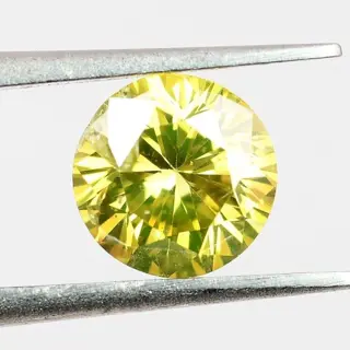 1 pcs Diamant - 0.34 ct - Briljant - Kleurbehandeld, Fancy