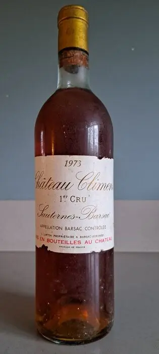 1973 Chateau Climens Sauternes-Barsac - Barsac 1er Grand Cru Classé