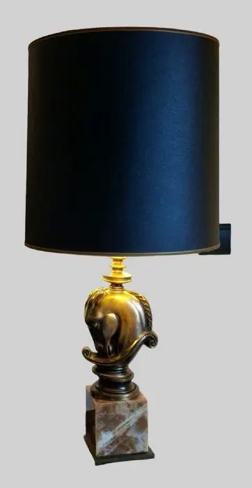 Deknudt - Tafellamp (1) - Hollywood Regency horse