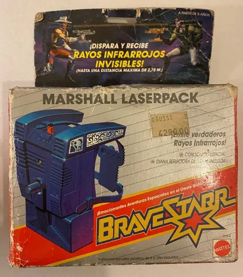 Mattel - Brave Starr - Accessoire Marshall Laserpack -