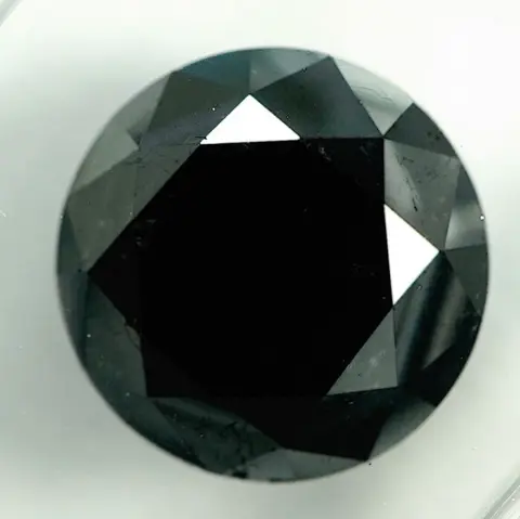 Diamant - 2.57 ct - Briljant - Black - NO RESERVE PRICE