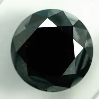 Diamant - 2.57 ct - Briljant - Black - NO RESERVE PRICE