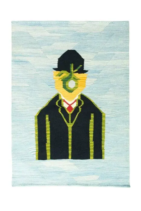 Designer Kelim - Verzamelobject - Kelim - 140 cm - 99 cm