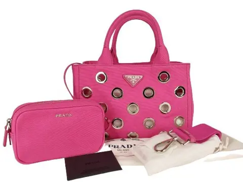 Prada - Tote Canapa - Crossbody tas