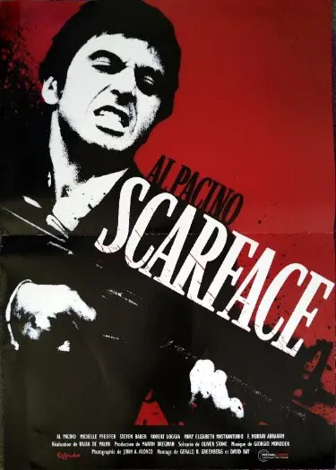 SCARFACE FRANSE filmposter.