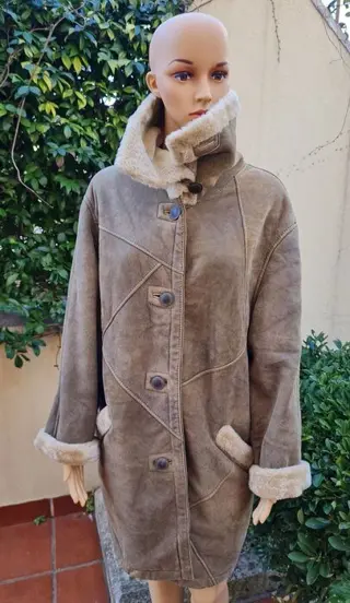 Artisan Furrier - Jaarlingwol Bontjas - Gemaakt in: Italië
