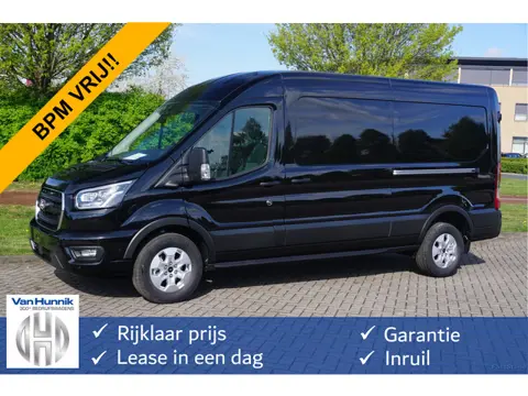Ford Transit 350L L3H2 Limited AUT-8 165PK BPM VRIJ Navi, Adap. Cruise, 360° Cam, Trekhaak, 2x Schui