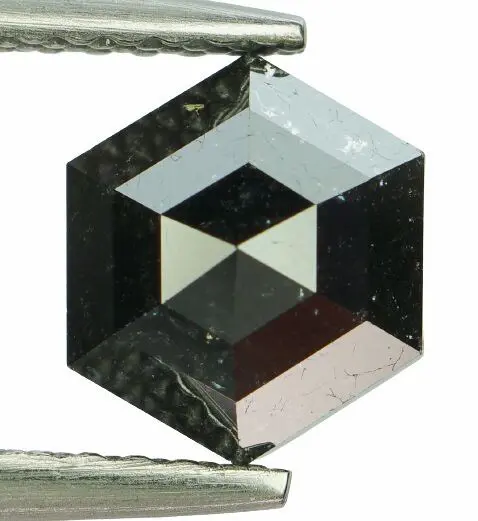Diamant - 1.62 ct - Zeshoekige gemodificeerde stapsgewijze