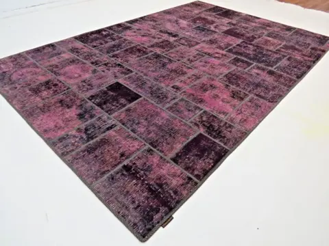 Modern Patchwork Stone Wash Antik Look New - Tapijt - 312