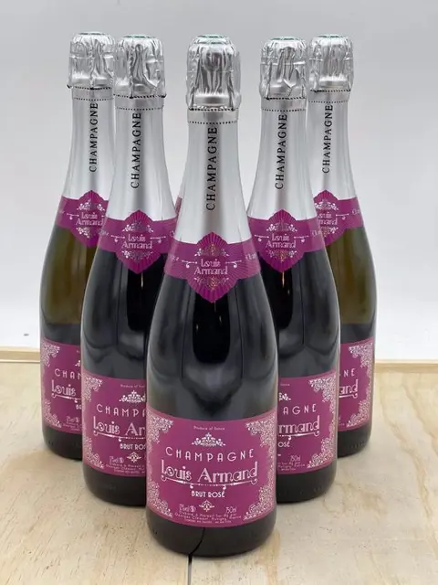 Louis Armand Brut - Champagne Rosé - 6 Flessen (0.75 liter)