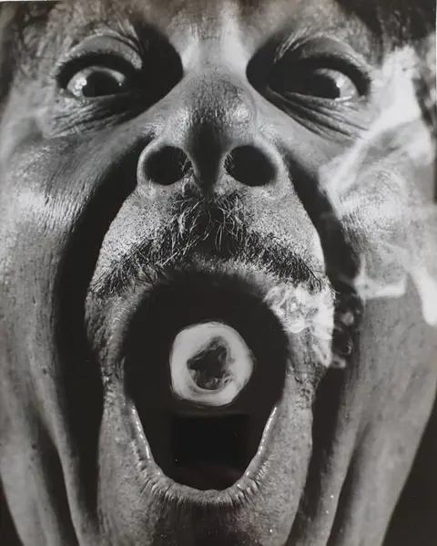 Howard Sochurek (1924-1994) - Smoke Ring Blower x3