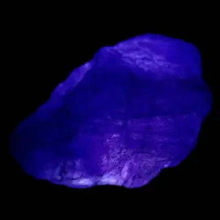Grote diepblauwe tanzanietkristallen onbehandeld 71,2 ct -