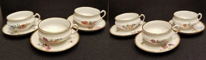 KPM Berlino - Koffie en theeservies - Barok - Porselein