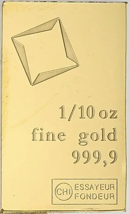 1/10 ounze (3,11 grams) - Goud .999 - Valcambi