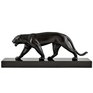 Max Le Verrier - met gieterijstempel - Art Deco sculptuur