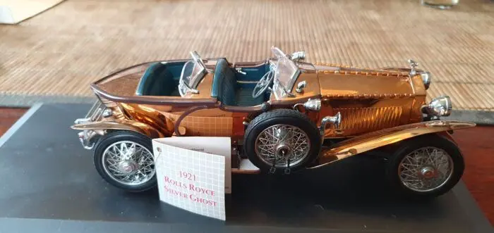 Franklin Mint - 1:24 - Rolls-Royce silver ghost 1921 koper - Nieuw model