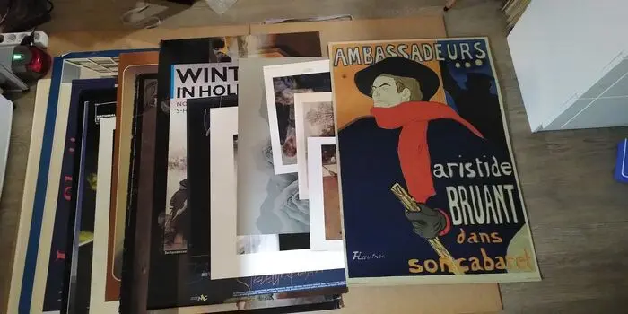 Dali, vanGogh, ToulouseLautrec, Magritte, Sluijters, Renoir