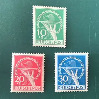 Berlijn 1949 - Geldhervorming - Michel 68/70