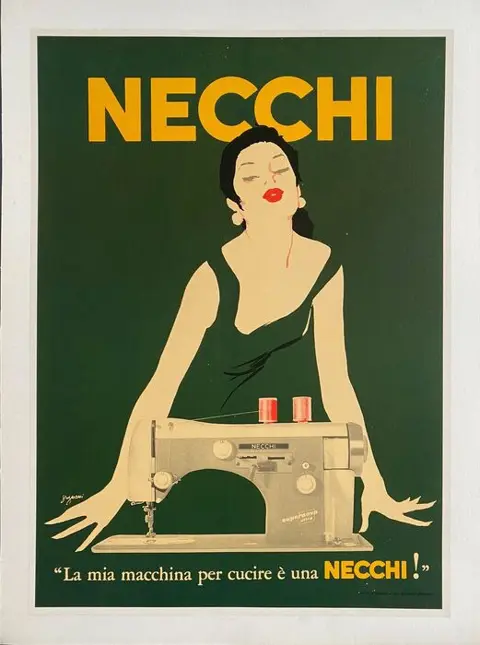 Jeanne Grignani - Necchi - jaren 1950