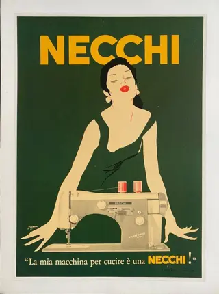 Jeanne Grignani - Necchi - jaren 1950