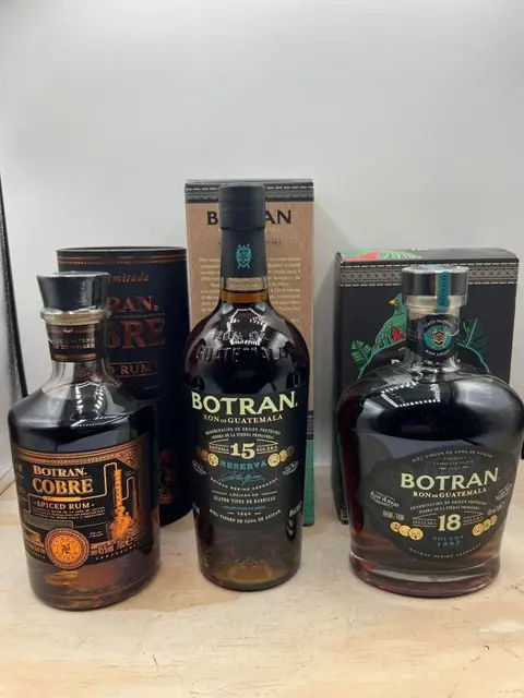 Botran - Solera 18, Solera 15 Reserva &amp; Cobre Spiced