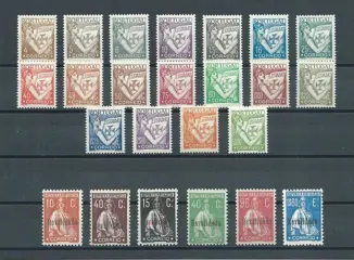 Portugal 1929/1931 - Lusíadas and Ceres ‘Revalidado’ complete sets - Mundifil nº 488/93 + 513/30