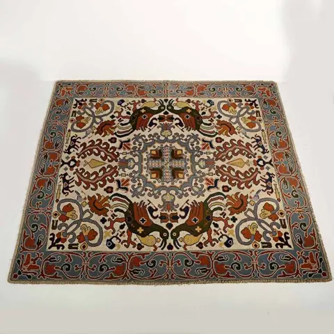 Handgemaakt vloerkleed - 294 cm - 258 cm