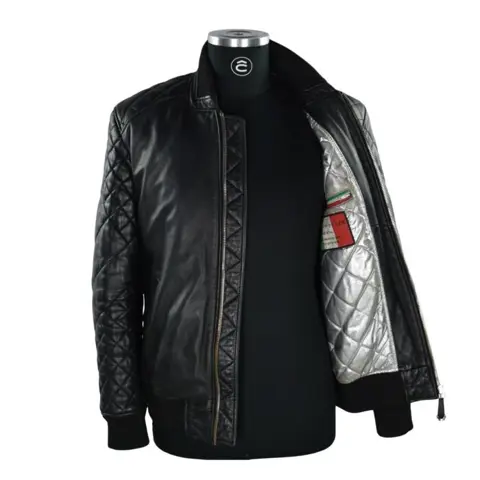 Philipp Plein Bomberjack, Leren jas