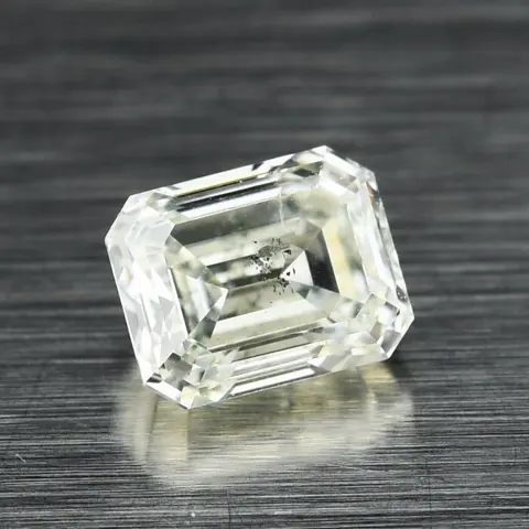 Diamanten - 0.31 ct - Smaragdgroene trapsnede - K - SI2 -
