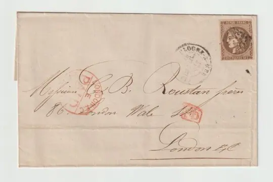 Frankrijk 1870 - Bordeaux issue no. 47 - Yvert et Tellier 2019