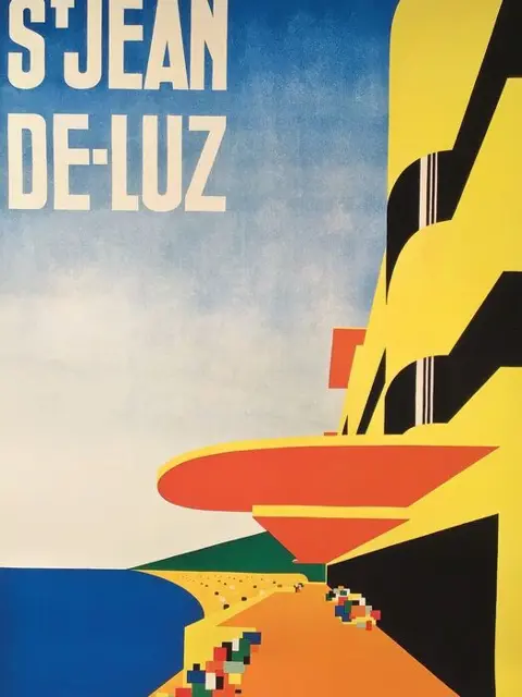 Mallet-Stevens - Saint-Jean-de-Luz (70 x 100 cm) - 2018