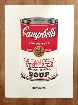 Andy Warhol - Lata de sopa Campbell (Tomate) - 1995