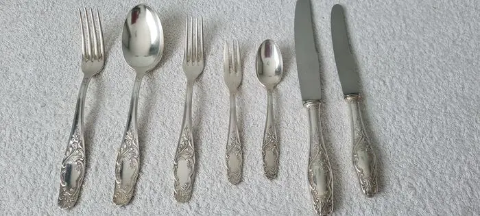 Solingen - Solingen - Cutlery for 12 people (84) - Louis XV