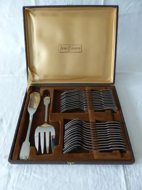 Jean Couzon - Visservies voor 12 (26) - roestvrij staal