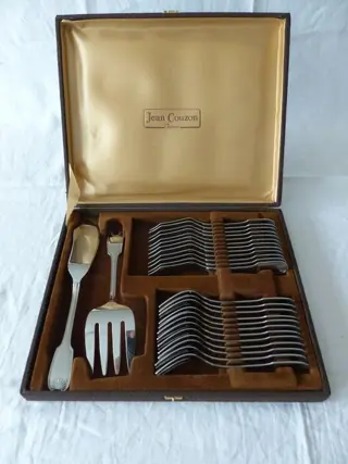 Jean Couzon - Visservies voor 12 (26) - roestvrij staal