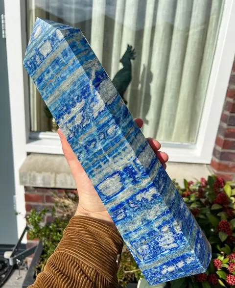 Lapis lazuli Large Lapis Lazuli Tower - 38.6×10×7 cm - 6340