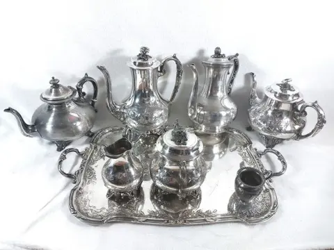 John A.Parkers&amp;C - Koffie en theeservies (6) - Art Deco