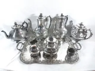 John A.Parkers&amp;C - Koffie en theeservies (6) - Art Deco