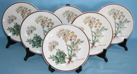 Carum Carvi - Villeroy &amp; Boch - Cake Plates x 6 (6) -