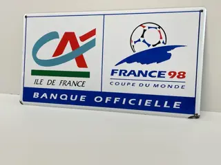 Wereldkampioenschap Voetbal - 1998 - Emaille bord France
