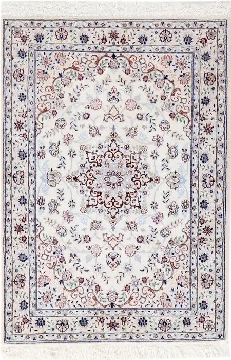 Nain 6 La mit viel Seide - zeer fijn tapijt met zijde - 130