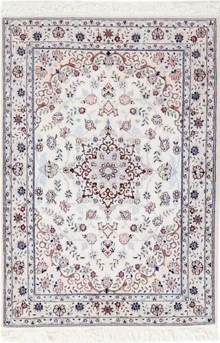 Nain 6 La mit viel Seide - zeer fijn tapijt met zijde - 130